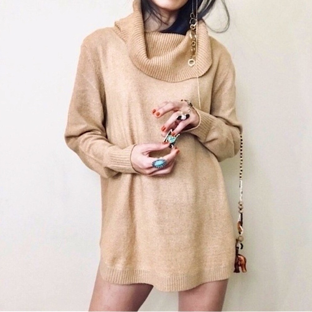 Tahari Chenille Cowlneck Sweater